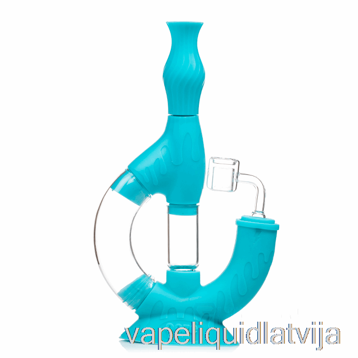 Ooze Echo Silikona ūdens Caurule Aqua Teal (teal) Vape šķidrums